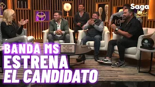 En exclusiva la BANDA MS  presenta nuevo éxito EL CANDIDATO, ¡A sacar el tequila! | Saga Live