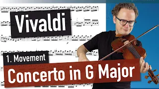 Vivaldi Concerto in G Major, Op. 3 No. 3, 1. Movement | Violin Sheet Music | Piano Accompaniment