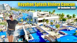 Royalton Splash Riviera Cancun Resort Tour walking Pool and Activites