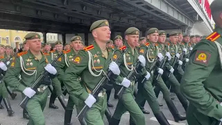 Генеральная репетиция Парада Победы в Москве 07.05.2023