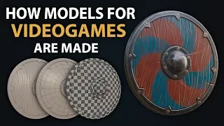 How models for videogames are made | Blender 2.8x | Substance Painter