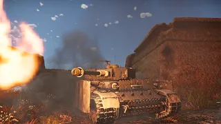 War Thunder Realistic Battle Panzer IV H Mini Tiger