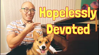 🔴How to Play “Hopelessly Devoted to You” (Easy Piano Lesson)