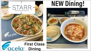 Amtrak Acela First Class NEW Dining
