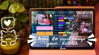 🌸 How to customize & organize your Samsung Galaxy Tab 🌻