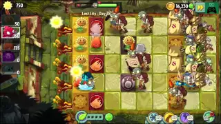 Lost City Day 28, Plants vs Zombies 2 Gameplay