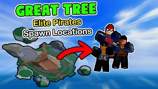 Great Tree Elite Pirates/Elite Bosses "Deandre,Diablo and Urban" Spawn Locations - Blox Fruits