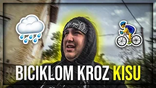 BICIKLOM KROZ KISU ! 🌧☔🚲