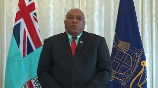 Fijian President HIS EXCELLENCY Ratu Wiliame Katonivere's  2022 Earth Hour message