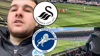 SWANSEA CITY 0-1 MILLWALL | PENALTY MISS BITES US + PLAYERS FIGHT IN SEASON CONCLUSION! | MATCH VLOG