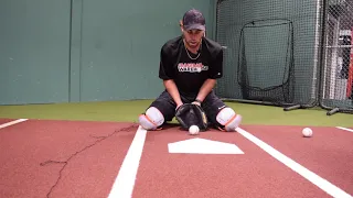 Blocking Drill - MLB Orioles catcher Austin Wynns