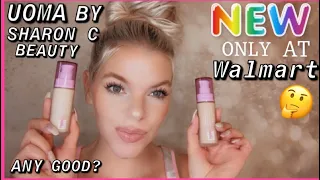 BRAND NEW UOMA FOUNDATION BY SHARON C BEAUTY / Exclusive only to Walmart 🤩 ANY GOOD? LETS SEE 😊