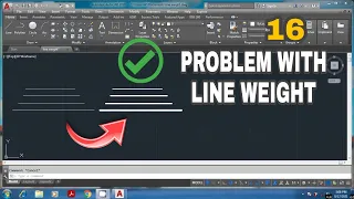 Problem with line weight in autocad