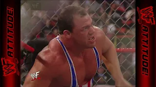Triple H vs. Kurt Angle - Steel Cage Match | WWF RAW (2002) 1