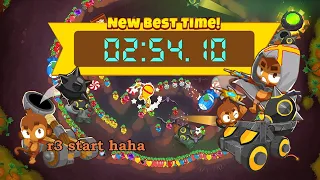 BTD6 Race Tutorial "Spooky Speedway" in 2:54