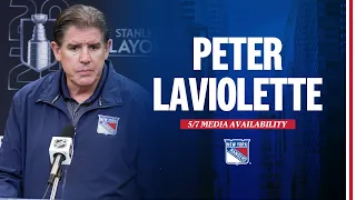 NYR vs CAR: Peter Laviolette Pregame Media Availability | May 7, 2024