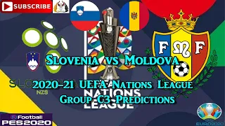 Slovenia vs Moldova | 2020-21 UEFA Nations League | Group C3 Predictions eFootball PES2020
