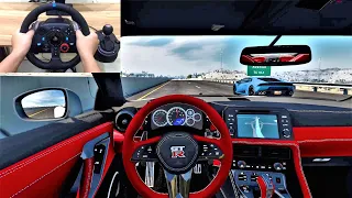 American Truck Simulator | Nissan R35 2017 Drive to Las Vegas [Steering Wheel Gameplay]