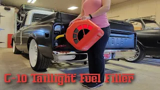 C10 Taillight Fuel Filler Install