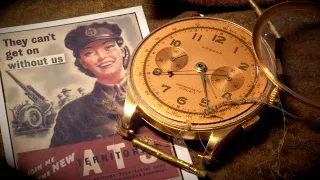 Restoration of a Wartime Chronograph Watch - 18K Gold Range Finder