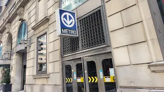 Côte-Vertu station🍊, Metro. Montreal Quebec Canada (Terminus)