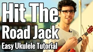 Hit The Road Jack Ukulele Tutorial - Ray Charles Uke Play Along