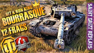 WoT Bourrasque Gameplay ♦ 12 Frags ♦ Medium Tank Review