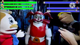 SML Movie: Five Nights at Freddy's: Sister Location with healthbars (Patron Request)