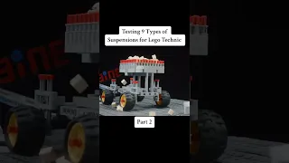 Testing 9 Types of Suspensions for Lego Technic part 2 #foryou #lego #engineering #legos  Video by