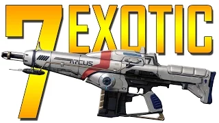 Destiny - Top 7 Exotic Weapons!