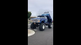 BigROOT?  Bigfoot 1 tribute truck spotted in Cookeville, TN  1979 Ford, 48" tires FAKE? 460? #shorts