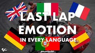 Dovizioso + Marquez last lap battle in EVERY language! | 2019 #AustrianGP