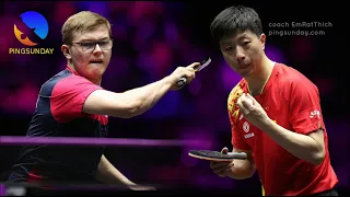 Why Ma Long defeated Alexis Lebrun (2023)?