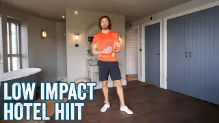 NEW!!! 20 Minute Low Impact Hotel HIIT Workout | The Body Coach TV