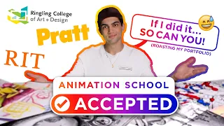 Accepted ART / ANIMATION PORTFOLIO - Is Art School worth it? 🎨 (Ringling, Pratt, RIT, SVA)