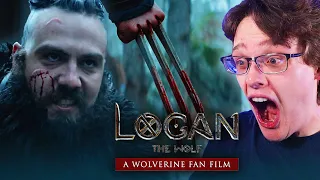 LOGAN THE WOLF (a WOLVERINE fan film) REACTION! (SO AWESOME!)