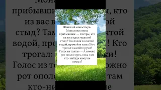 Женский монастырь#анекдотыновые #приколы#шутки#смех#юмор#радость