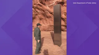 Helicopter crew finds mysterious monolith in Utah desert