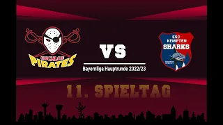 ESV Buchloe Pirates - ESC Kempten Sharks | Highlights 11. Spieltag | BEV Bayernliga 2022/2023