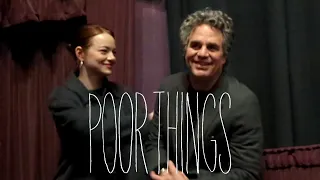 POOR THINGS Q&A with Emma Stone & Mark Ruffalo - February 9, 2024 4K