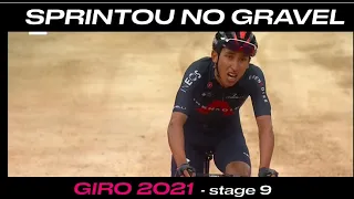 Sprintou De Volantão no Gravel , Giro D'Itália 2021 Stage 9