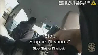 Police bodycam video shows officer shoot and kill teen in the backseat of stolen car