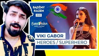 🇮🇳 INDIAN Reacts To Viki Gabor - Heroes || Tu Bije Serce Europy! REACTION
