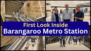 First Look Inside Barangaroo Station - Sydney Metro City & South West Community Open Day