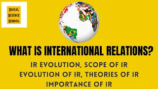 What is International Relations?