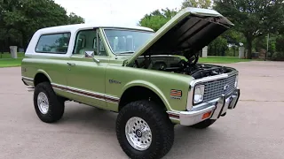 1972 Chevy K-5 Blazer, LS 6.0, Vintage A/C, 4 speed automatic, 35' tires