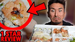 Eating At The WORST REVIEWED Sushi Restaurant in My City... (1 STAR)