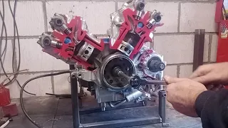 Honda VFR750 Engine sectioning