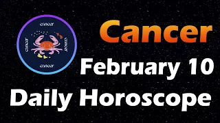 Cancer Horoscope Today, cancer Tarot today, 10th February 2023 #cancerHoroscope #Horoscopia #cancer