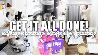 CLEANING MOTIVATION + CROCKPOT RECIPE + PLAN WITH ME  GET IT ALL DONE!!